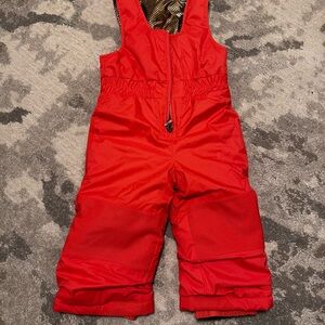 Columbia Red Insulated Waterproof Overalls